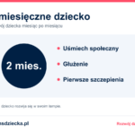 2-miesięczne dziecko: uśmiech społeczny, głużenie, pierwsze szczepienia