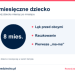 8-miesięczne dziecko: lęk przed obcymi, raczkowanie, pierwsze „ma-ma”