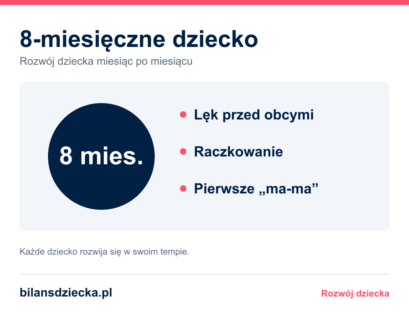 8-miesięczne dziecko: lęk przed obcymi, raczkowanie, pierwsze „ma-ma”