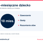 10-miesięczne dziecko: gaworzenie, gesty, rozumienie słów